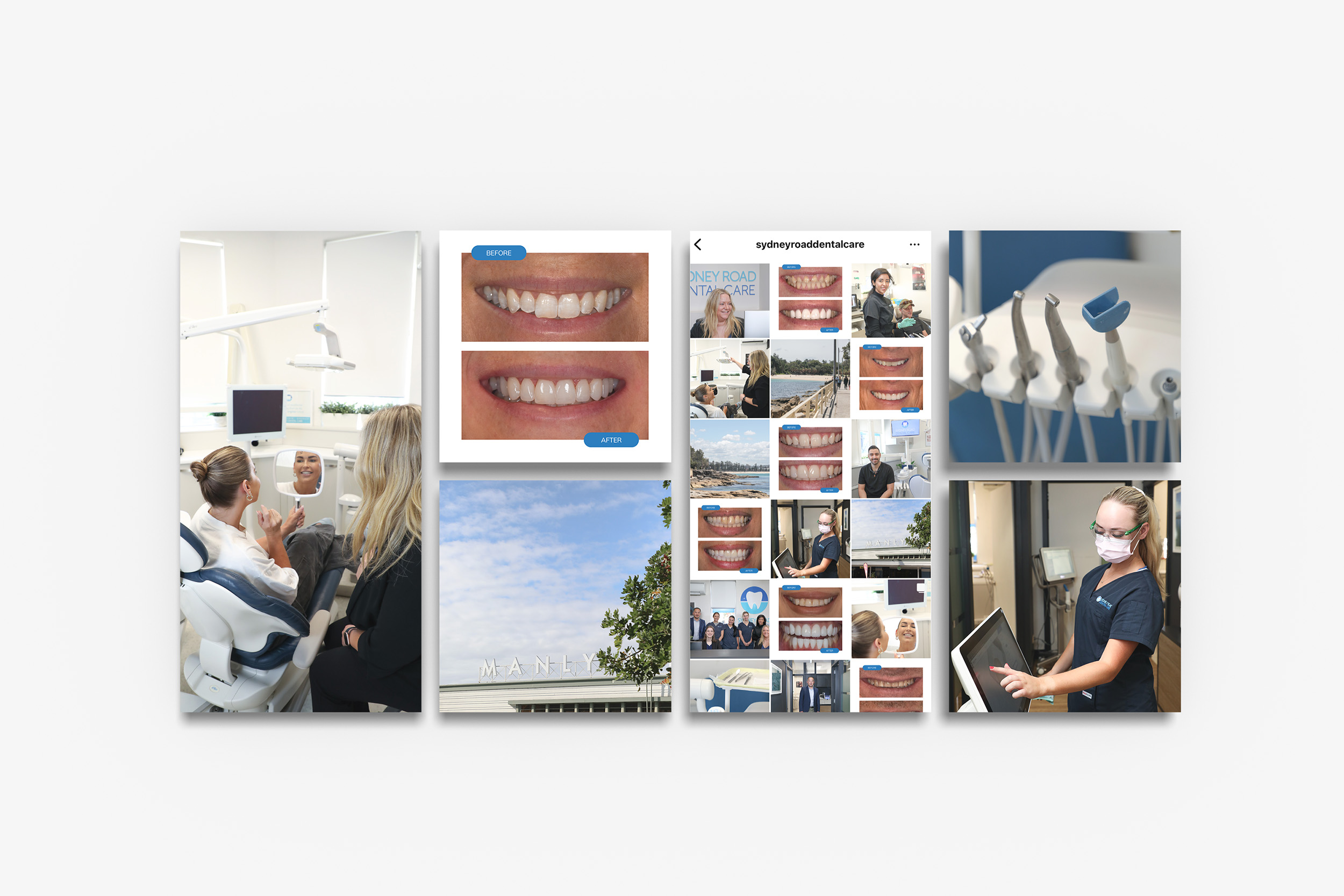 Sydney Road Dental Care Social Media Mockup